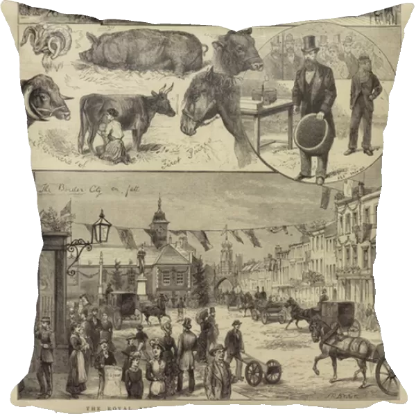 The Royal Agricultural Societys Show at Carlisle (engraving)