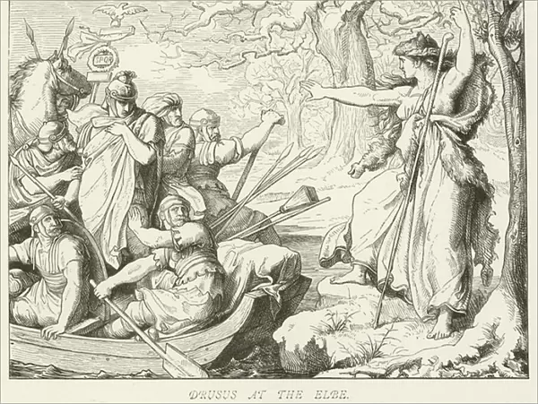Drusus at the Elbe (engraving)
