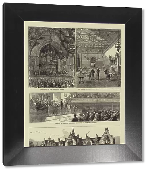 The Royal Visit to Manchester (engraving)