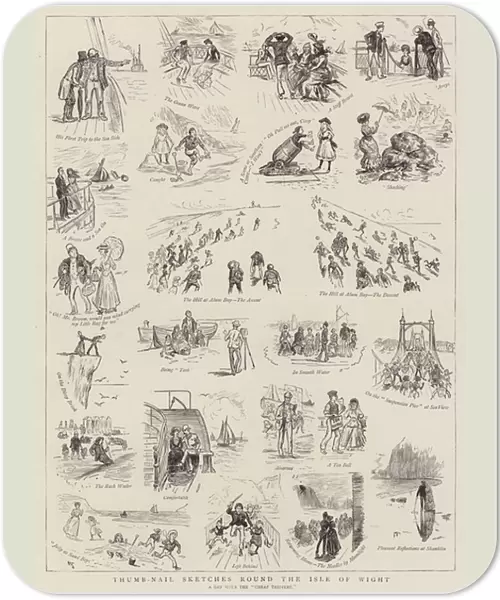 Thumb-Nail Sketches round the Isle of Wight (engraving)