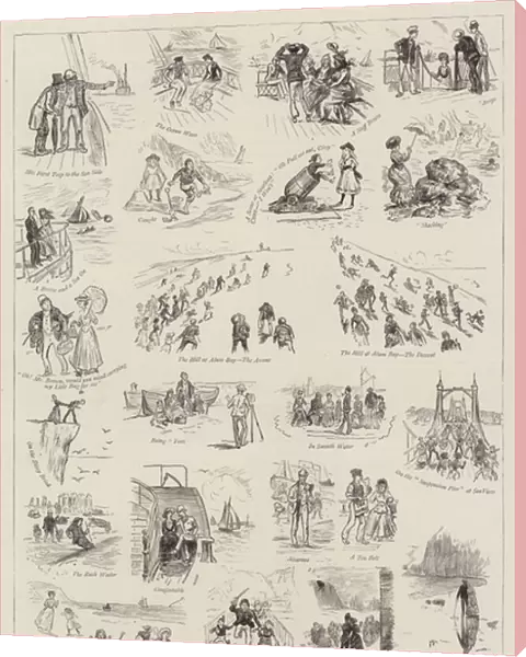 Thumb-Nail Sketches round the Isle of Wight (engraving)