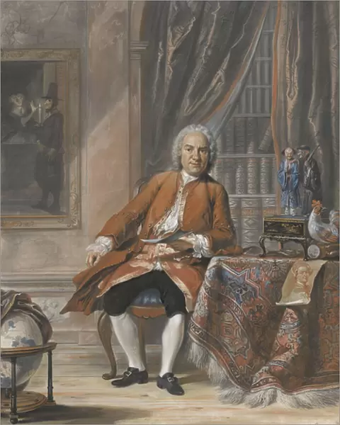 Portrait of Joan Jacob Mauricius, Governor-General of Suriname, 1741 (pastel on paper)