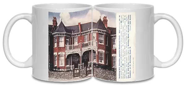 Property advertisement for houses in Dudding Hill, Neasden, opposite Gladstone Park, London (photo)