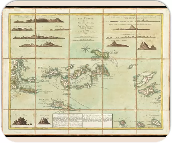 The British Virgin Islands, engraved by Georges-Louis Le Rouge
