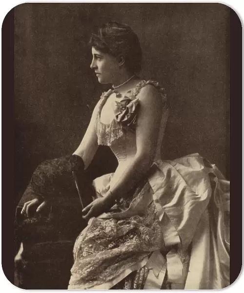 Lillie Langtry, British-American actress and socialite (b  /  w photo)