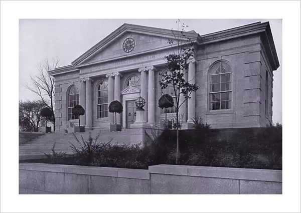 Charles A Platt: The George Maxwell Memorial Library (b  /  w photo)