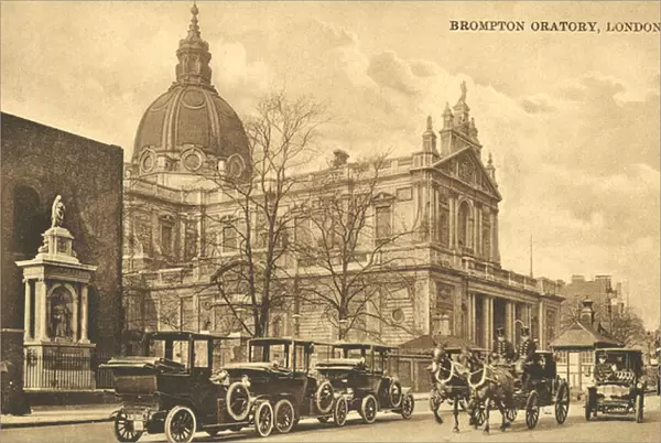 Brompton Oratory, London (b  /  w photo)