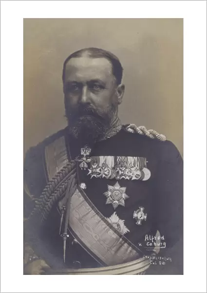 Alfred von Coburg (b  /  w photo)