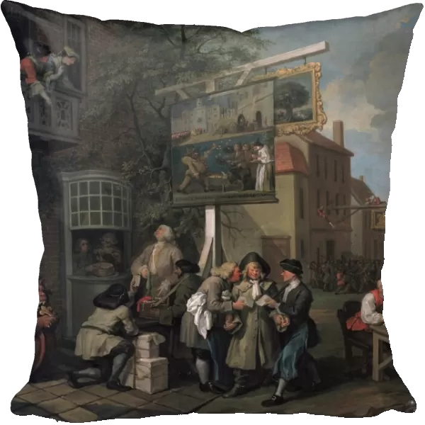 The Election II: Canvassing for Votes, 1754-55 (oil on canvas)