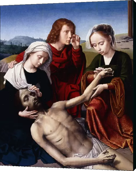 The Lamentation, (oil on panel)