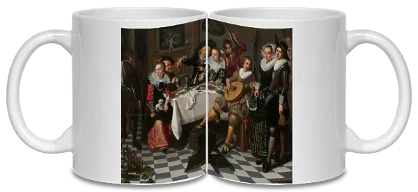 Merry Company, 1629 (oil on panel)