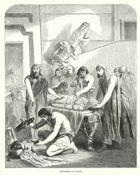 Embalming of Joseph (engraving)