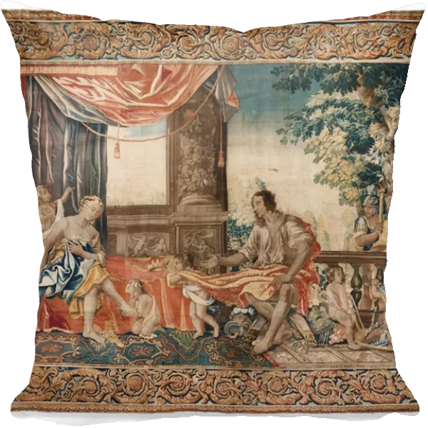 Tapestry from the series, Women of Antiquity Illustrated, c. 1645 (wool & silk)