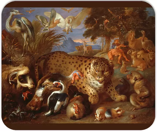 Orpheus Charming the Animals (oil on canvas)