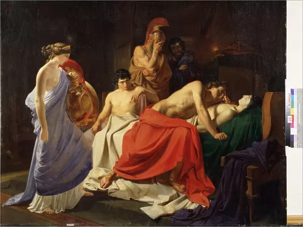 'Achille pleure la mort deAchilles Lamenting the Death of Patroclus