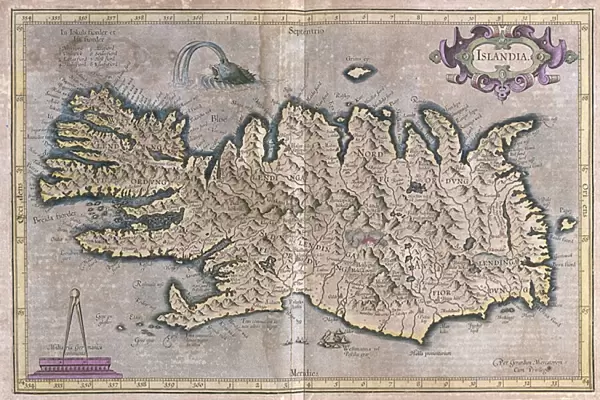 Iceland, 1595 (engraving, 1596)
