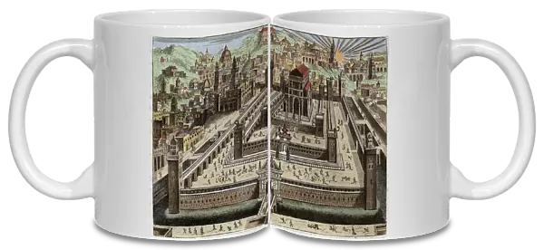 Bible of Royaumont, Old Testament: Temple of Solomon - Solomon built the Temple in