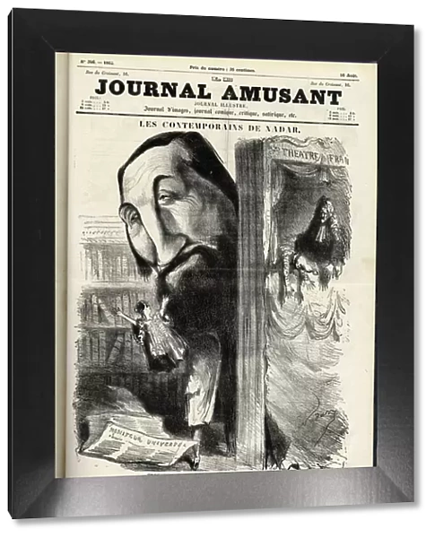 Le Journal Fun, 1862_8_16 - Illustration by Nadar (1820-1910): Theatre