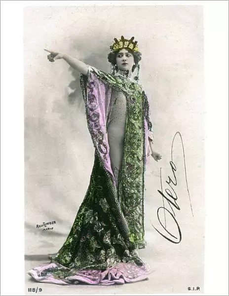 The beautiful Otero, postcard early 20th century. (photo)