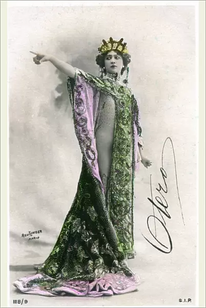 The beautiful Otero, postcard early 20th century. (photo)