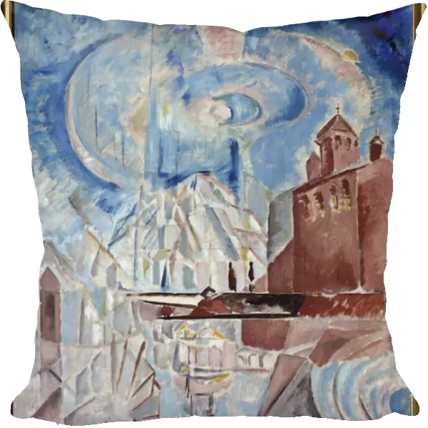 Fantaisie (Fantasy) - Peinture de Georgi Bogdanovich Yakulov (1884-1928) huile sur toile, vers 1910, art russe, 20e siecle, futurisme - State Art Museum, Samara (Russie)
