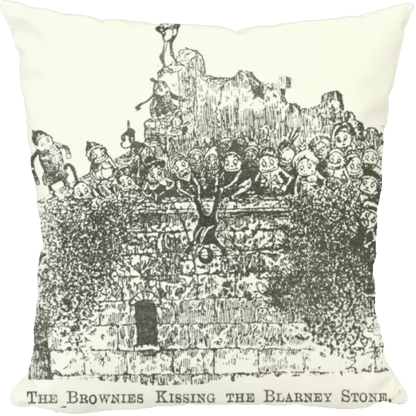 The Brownies Kissing the Blarney Stone (engraving)