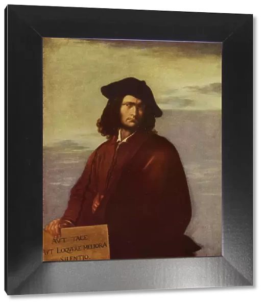 Philosophy, self-portrait by Italian artist Salvator Rosa (oil painting)