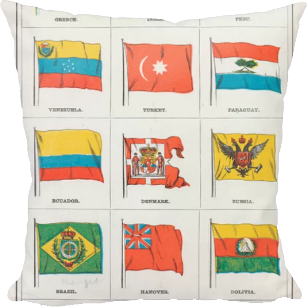 Flags of All Nations (colour litho)