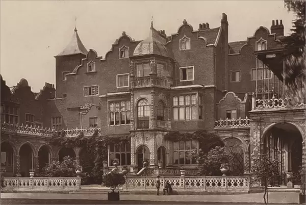 Holland House, London: General View, Holland House, South Side (b  /  w photo)