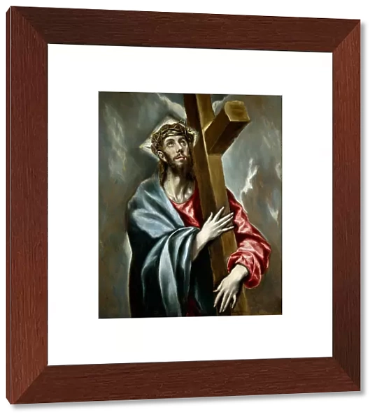 Le Christ portant la Croix (portement de croix ou chemin de croix) (Christ carrying the Cross) - Peinture de Domenikos Theotokopoulos dit El Greco (1540-1614), huile sur toile, vers 1602, art espagnol, 17e siecle, manierisme - Musee du Prado
