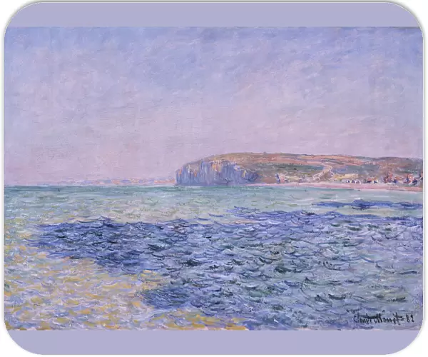 Ombres sur la mer, les falaises a Pourville (Dieppe, Seine Maritime, France) (Shadows on the Sea - The Cliffs at Pourville) - Peinture de Claude Monet (1840-1926), huile sur toile, 57x80 cm, 1882, impressionnisme -Ny Carlsberg Glyptotek