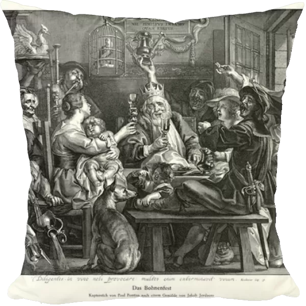 The King Drinks (copper engraving)