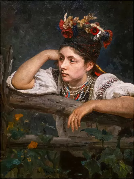 UKRAINIAN, 1875 (oil on canvas)