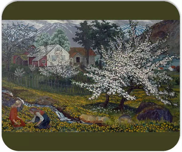 Blossoming Apple Tree, Stromsbo Farm, c. 1912 (oil on canvas)
