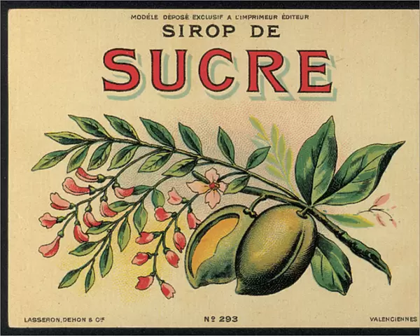 Sirop de Sucre, advertisement (chromolitho)