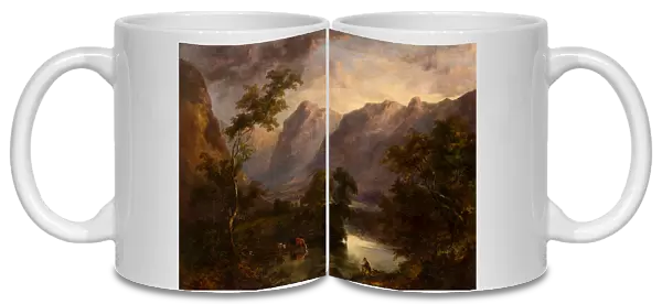 A view of Langdale, c. 1827-90 (oil on canvas)