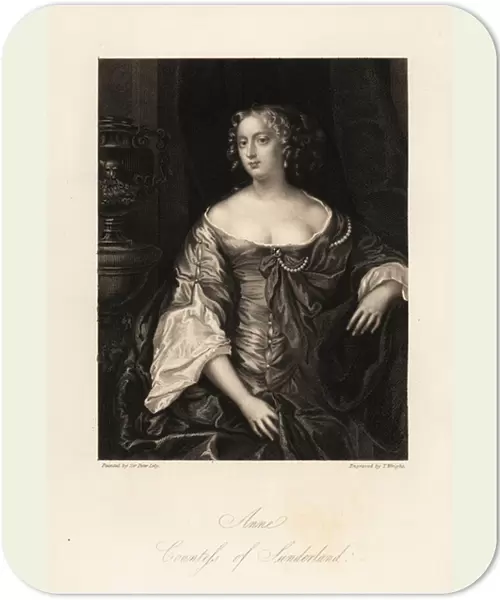 Portrait of Anne Spencer, Countess of Sunderland, one of the Windsor Beauties, formerly Anne Digby, 1646-1715