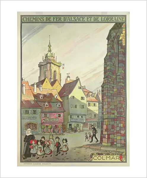 Colmar poster, 1921 (colour litho)