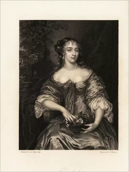 Elizabeth or Margaret, Lady Denham, wife of Sir John Denham, daughter of Sir William Brooke, mistress of the Duke of York, one of the Beauties of Windsor, 1647-1667