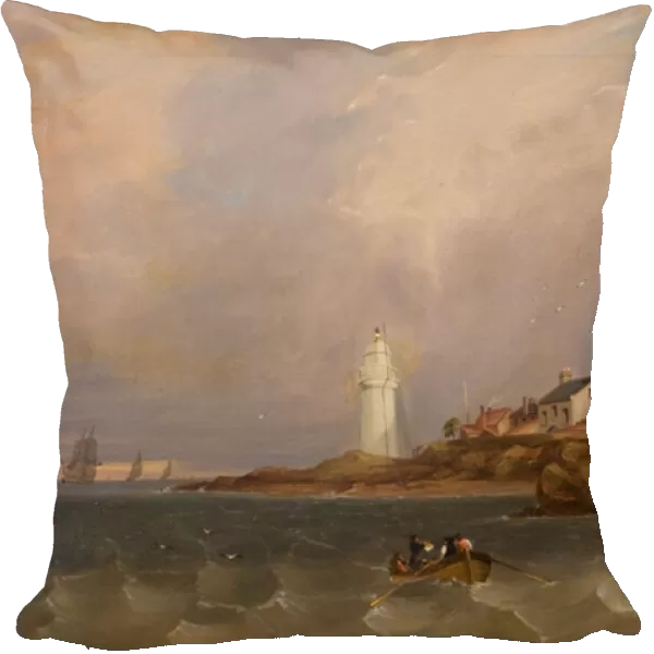Lighthouses - West Lights, Tayport, c. 1840 (oil on canvas)