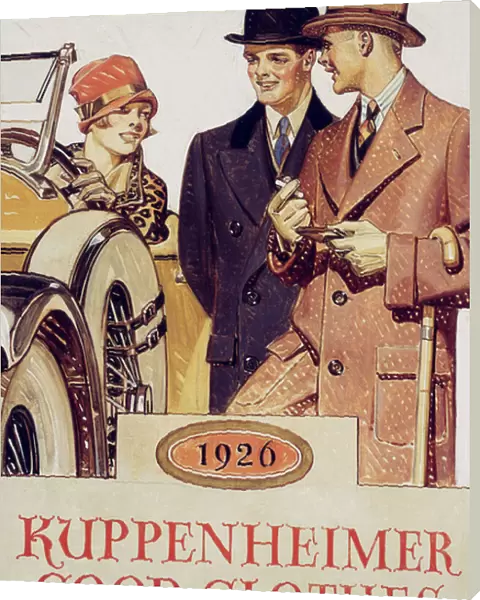 Kuppenheimer Good Clothes, 1926, 1926 (oil on canvas laid on board)