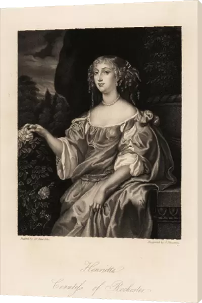 Henrietta Hyde, Countess of Rochester, wife of Laurence Hyde, 1st Earl of Rochester, formerly Lady Henrietta Boyle, one of the Windsor Beauties, 1646-1687