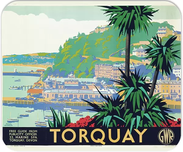 Torquay, 1945 (colour litho)