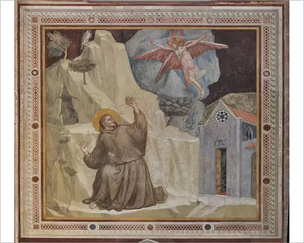 Transept, external part of The Bardi Chapel: St. Francis and the Stigmata, 1320-25