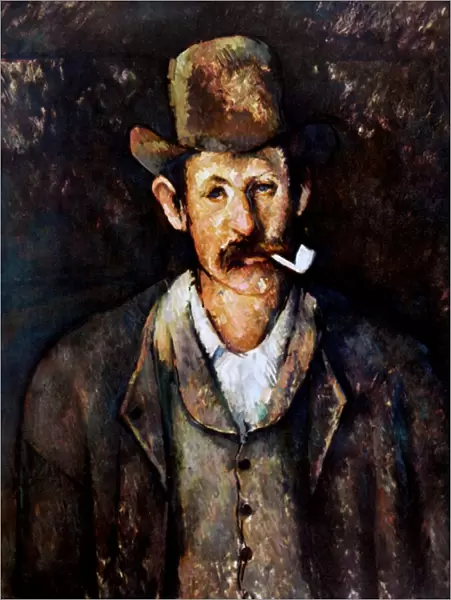 Paul Cezanne Man with a Pipe, 1892-96