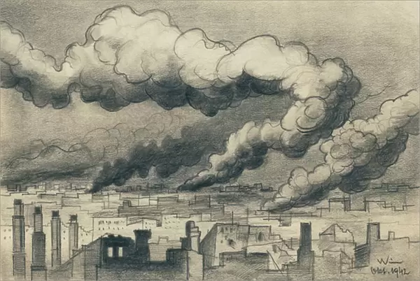 Burning City, Stalingrad, 1942