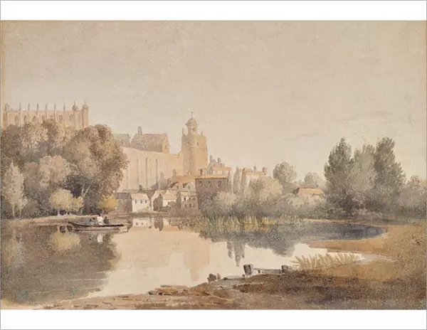 The Curfew Tower, Windsor, 1800-59 (Watercolour)