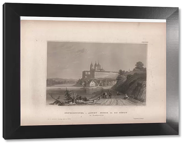 Benedictine Abbey of Melk on the Danube, 1838 (engraving)