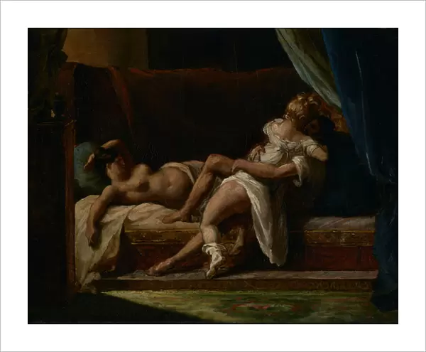 Three Lovers, 1817-20 (oil on canvas)