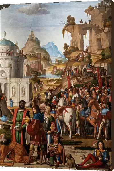 Adoration by the Wise Men, detail, 1511 (oil painting)